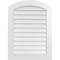 Ekena Millwork Arch Top Surface Mount PVC Gable Vent: Functional, w/ 3-1/2"W x 1"P Standard Frame, 28"W x 38"H GVPAR28X3801SF - alternate 1
